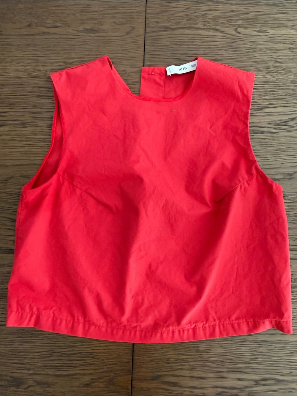Mango Red Poplin Matching Set - Picture 4 of 5